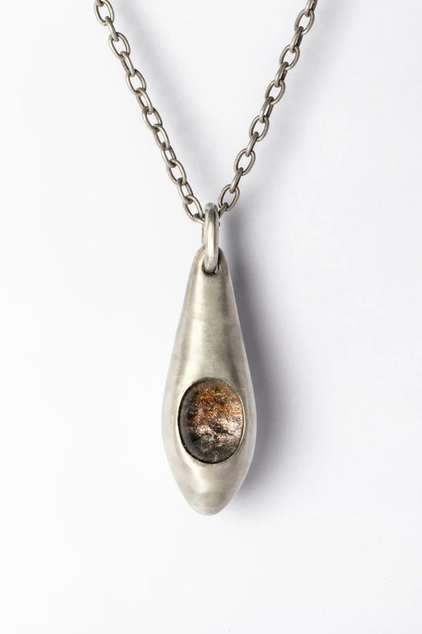 Parts of Four Garden Quartz Amulet Necklace C-147-DA+GQ PPOF8
